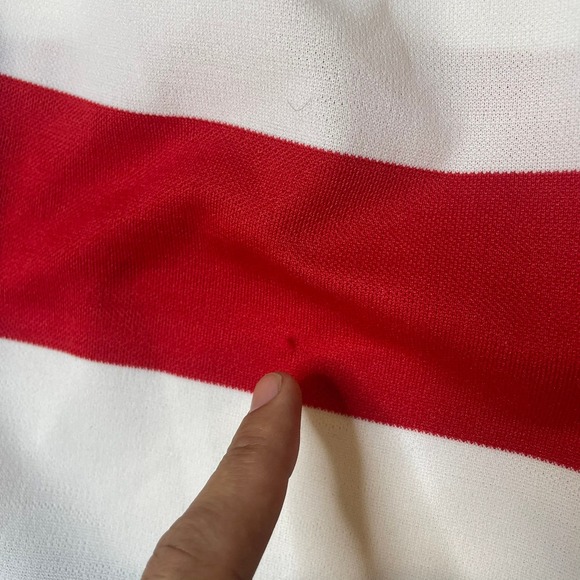 Vintage Daignault Canada Hockey Jersey Mens‎ L White Red Blue Long Sleeve - Picture 10 of 10